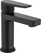 Gricol Bathroom Basin Tap Solid Brass Square Handle Hot Cold Mixer Tap Single L
