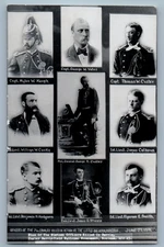 Soldiers Killed In Battle Custer Battlefield National Monument MT RPPC Postcard