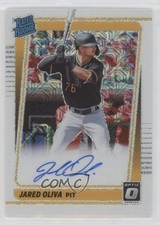 2021 Panini Donruss Optic White Mojo Prizm 66/99 Jared Oliva #RRS-JO Auto 0r4