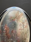 John Derian Company Inc. Glass Paperweight w/ Decoupage Of Hummingbird & Flowers — photo 3