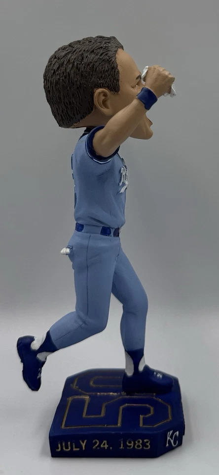 Bobblehead George Brett Kansas City Royals SGA Pine Tar 50ª Temporada Novo Na Caixa - Imagem 4 de 4