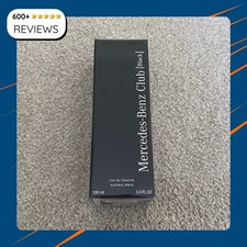 MERCEDES-BENZ CLUB BLACK 100ML EDT MEN'S RARE *BRAND NEW & SEALED*
