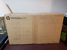 HP EliteDisplay E243 23.8" 1920x1080 Widescreen LED Monitor - 1FH47A8 ABA - NEW
