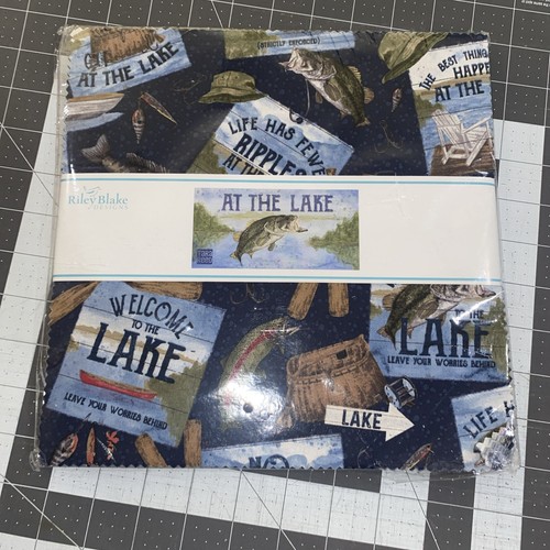 Riley Blake Designs AT THE LAKE oop Descontinuado 10" Apilador Cuadrados Capa Pastel - Imagen 2 de 14