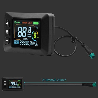 Schermo LCD 5 Pin Per Scooter Elettrico 24V-60V – Impermeabile E Robusto, Facile Da Installare Per Bici Elettrica E Modifiche Personalizzate