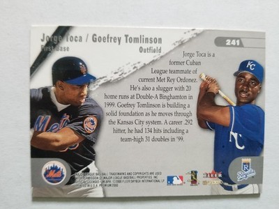 伝説の右腕　FLEER LIMITED SKYBOX EDITION Jorge Toca & Goefrey Tomlinson 2000 SkyBox #241 Premium Pairs | eBay