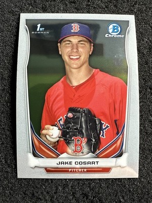 JAKE COSART #CDP101 2014 Bowman Draft Chrome QTY Boston Red Sox