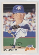 1992 Score All-Star Tom Henke #439 0f3j