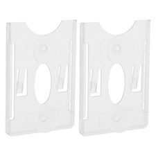  2 Pcs Kartenhalter Auto Windschutzscheibe Parkausweishalter Saugnapf Kunststoff