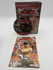 Tekken 5 Sony Playstation 2 Ps2 CIB W/ Manual - Tested Greatest Hits