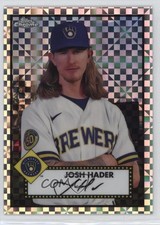 2021 Topps Chrome Platinum Anniversary X-Fractor Josh Hader #284 12zr