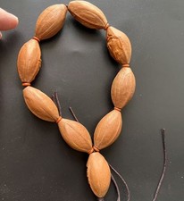 3 Hand Carved Statue Chain Decor