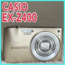 CASIO EXILIM EX-Z400 Gold Compact Digital Camera Tested with Charger