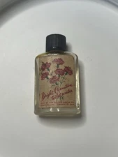 VINTAGE BRIGHT CARNATIONS TOILET WATER PERFUME BOTTLE 1940’s