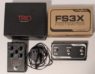 DigiTech Trio Band Creator Guitar Effects Pedal, FS3X Footswitch DigiTech Trio Band Creator Guitar Effects Pedal, FS3X Footswitch