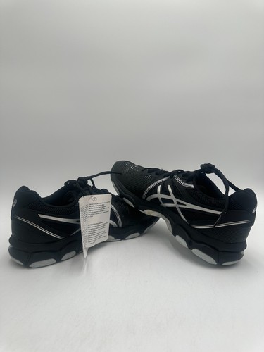 Asics GEL NETBURNER BALLISTIC Black/Silver NEW Women's Athletic/Training Shoe - Picture 9 of 10