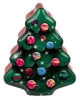 Keksdose Weihnachtsbaum - GebäCkdose Tannenbaum, PläTzchendose, Blechdose