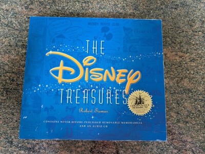 The Disney Treasures by Robert Tieman Memorabilia Book & Audio CD in Sleeve