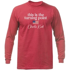 This is Turning Point Charlie Kirk True Patriot Memorial Long Sleeve