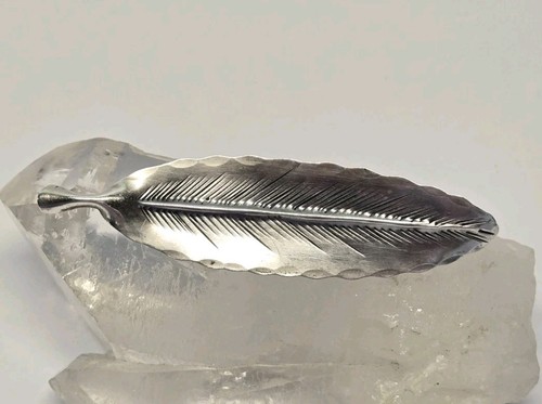 Vintage Sterling Silver Stuart NYE Leaf Brooch Pin 6.2g