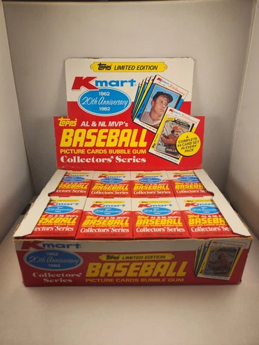 Full Factory Box of (24) 1982 Topps K-Mart MVP Baseball Sets