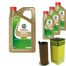 INSPEKTIONSKIT FILTER CASTROL 8L ÖL 5W30 für Audi A6 Allroad 4FH C6 3.0 TDI