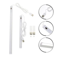 2pcs Under Cabinet Lights Household LED Closet Lamps Sensor Rechargeable Lights