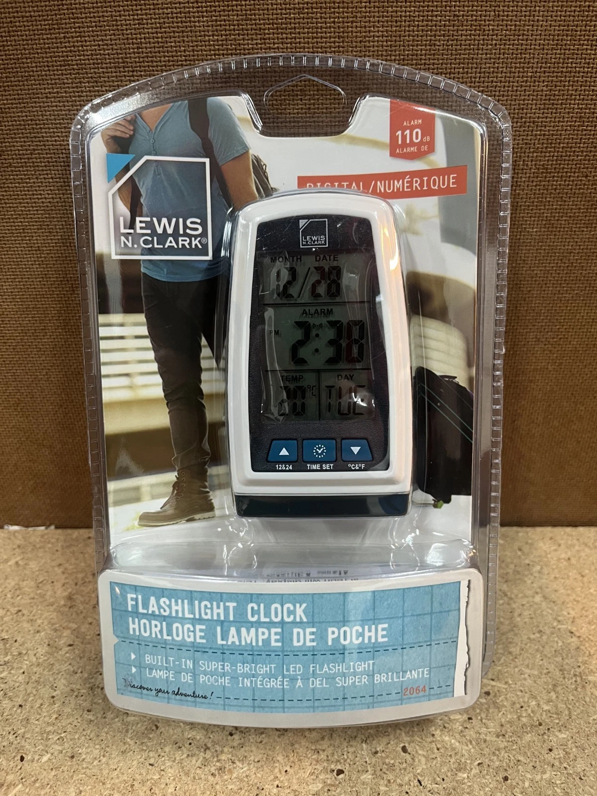 Lewis N. Clark Travel Alarm Clock