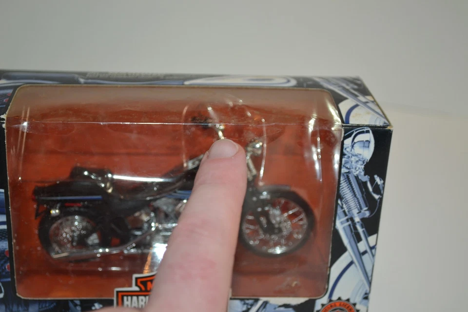 Harley Davidson XLH Sportster 1200 Evolution motocicleta 1:18 diecast 1997 Maisto Foto 2 de 4