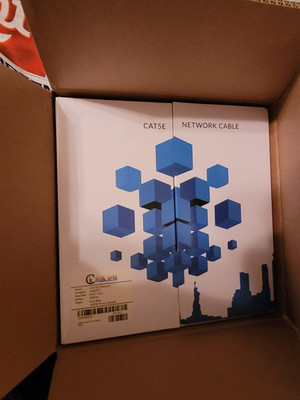 New York Cables Cat5E Plenum NYC-512 White UTP 24AWG 350mhz 1000ft