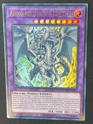 Albion Der Heiligfeuer-Drache MZMU-DE101 Ultra Rare Deutsch NM YUGIOH