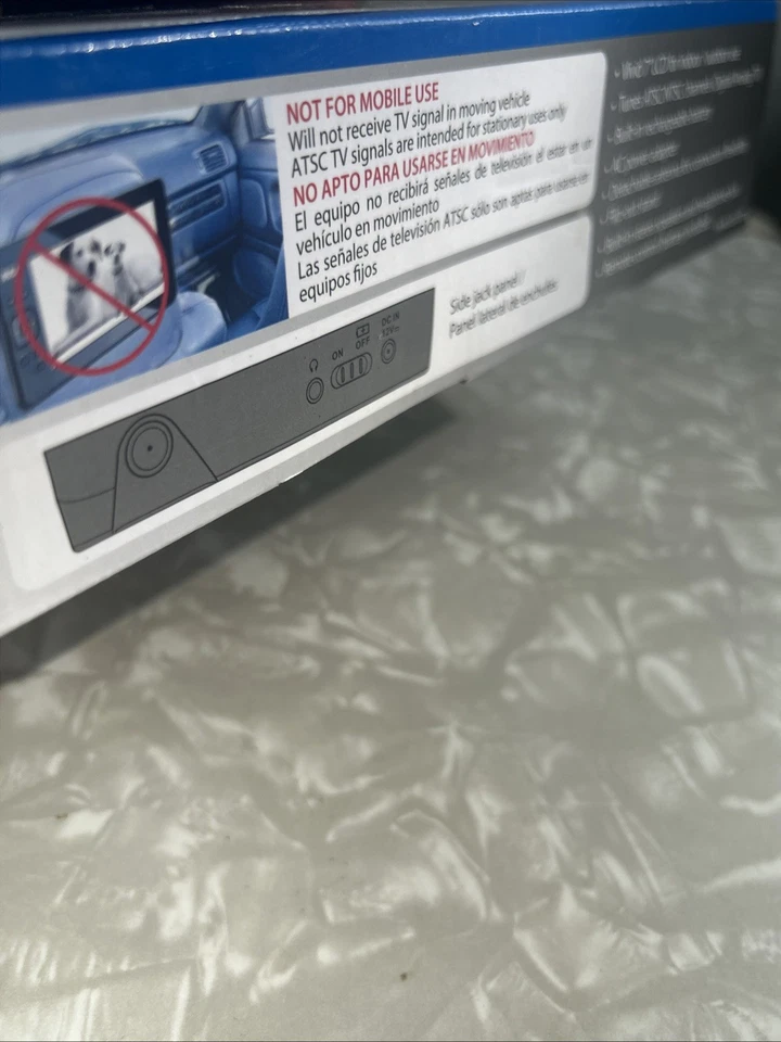 New In Box RCA RTV86073 Portable 7" Widescreen LCD Tested Fast Free Shipping - Image 3 of 4