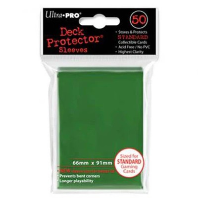 Deck Protectors - Standard Size - Matrix Green - Pack of 50