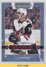 2017-18 Upper Deck Compendium Rookies Blue Kyle Capobianco #854 READ 3a3