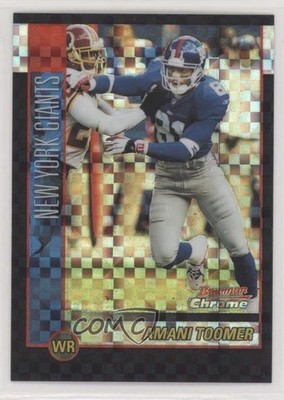 2002 Bowman Chrome X-Fractor 68/250 Amani Toomer #108 0q3