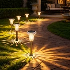 6×Solar Garden Lights LED Solar Landscape Lights Outdoor Waterproof Pathway Yard