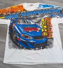 Vintage New England 300 New Hampshire Motor Speedway All Over Print NASCAR Shirt