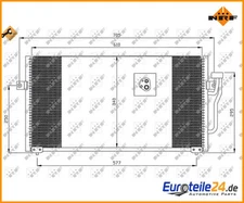 Condenser, Air Conditioning EASY FIT NRF 35293 for Mitsubishi