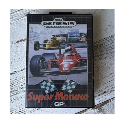 Super Monaco GP (Sega Genesis, SEGA) Complete, Manual Included