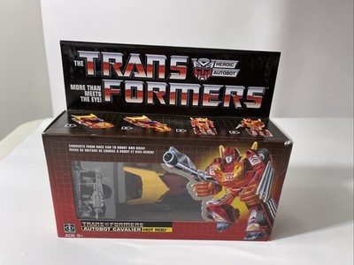 Hasbro Transformers Autobot Cavalier Hot Rod G1 Reissue Walmart US SH AUTHENTIC