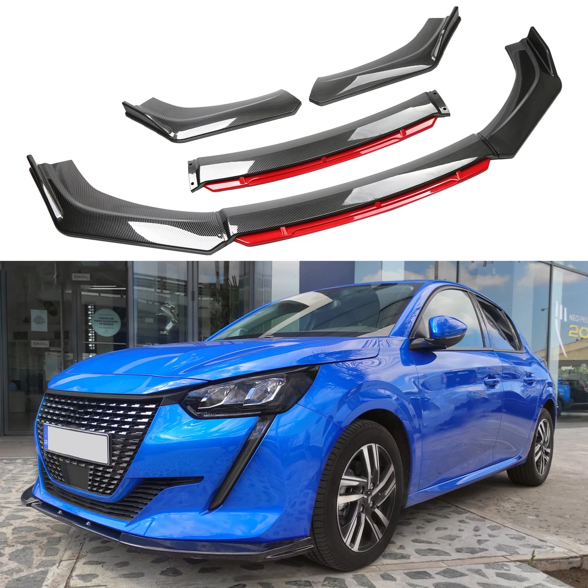 Becquet De Toit ArrièRe Pour Peugeot Pour 508 2011-2016 Année Becquet ABS Plastique Fiber De Carbone Look Coffre Arrière Aile Voiture Carrosserie Kit Accessoires Aileron Arr ( Couleur