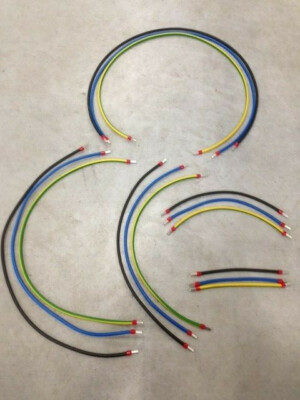 Verdrahtungsbrücke H07V-K 10mm² mit Aderendhülse beidseitig, Länge+Farbe wählbar
