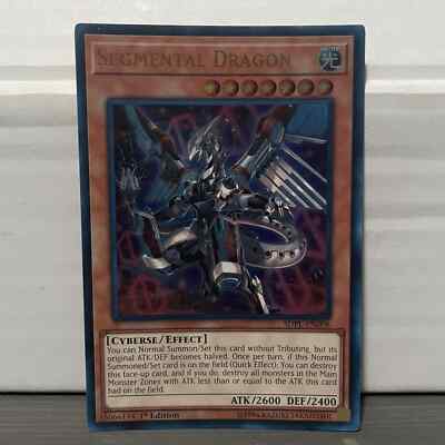 1ST EDITION SEGMENTAL DRAGON 1996 SDPL-EN008 YUGIOH CARD (LP/MP)