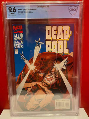 Deadpool #2 Graded 9.6 CBCS Comic Book Marvel Comics Juggernaut