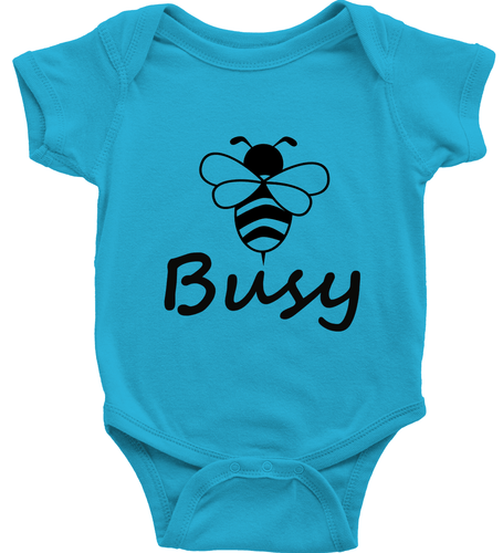 Bee Busy Toddler Kids Boy Girl T-Shirt Baby Bodysuit Clothes Busy bee honeybee - Picture 8 of 36