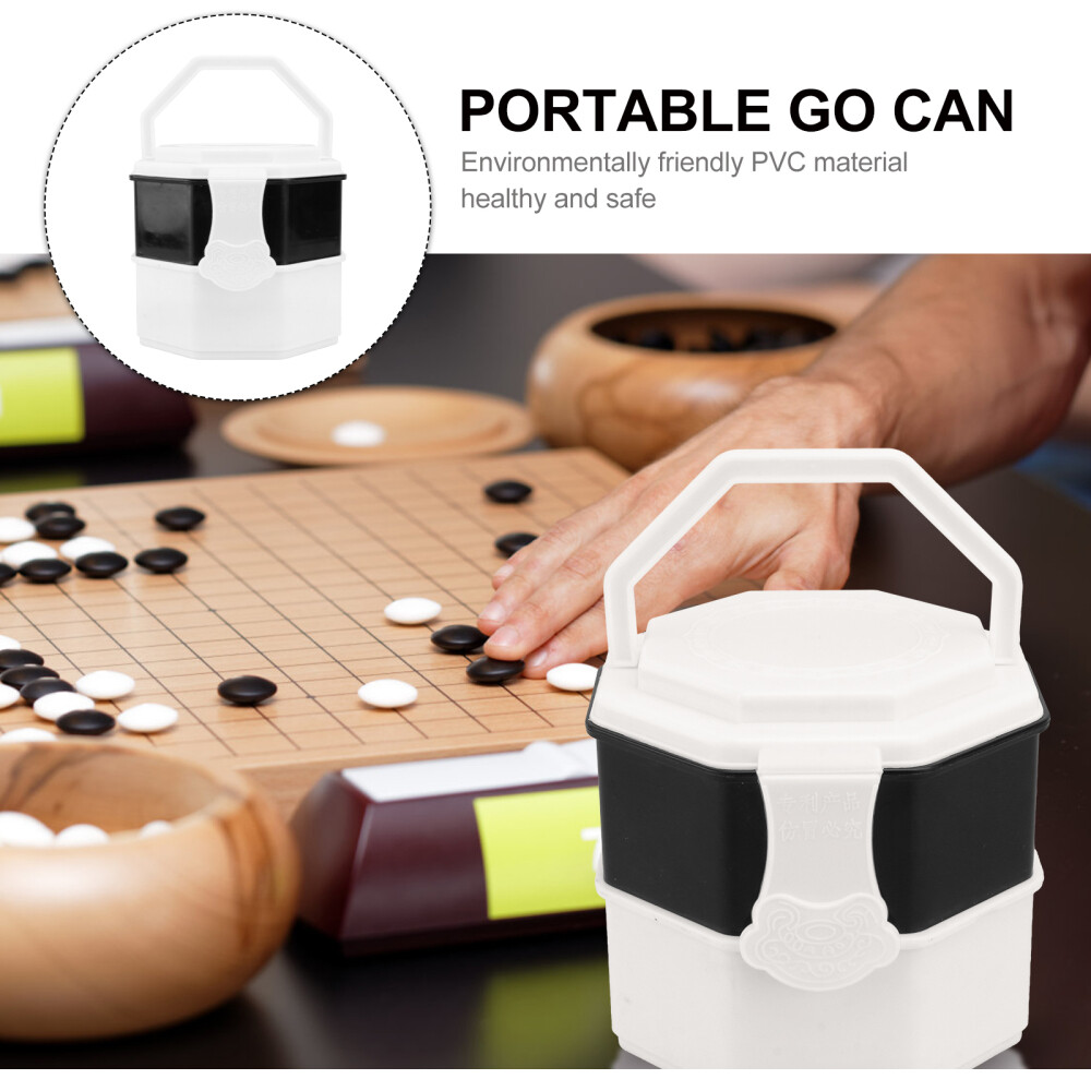 Go Game Stones Bowl Entertainment Gifts Portable Tank Candy Holder