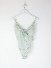 H M Women  s Size M One Piece Strip Swimsuit