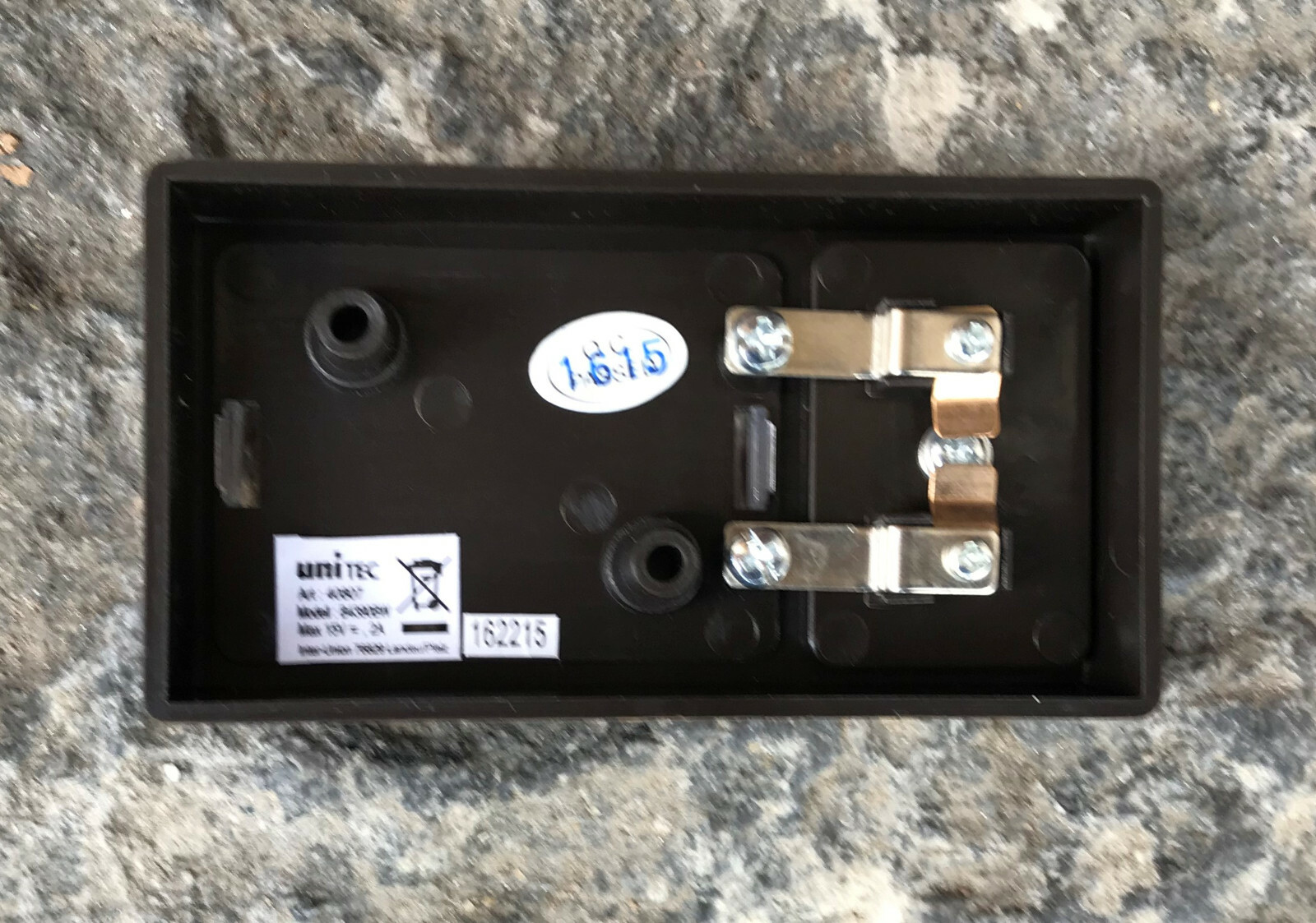 Unitec Klingeltaster Kunststoff 1-fach (4008153408069) online  