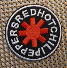 Red Hot Chili Peppers round (band) Embroidered Patch Iron-On Sew-On US shipping