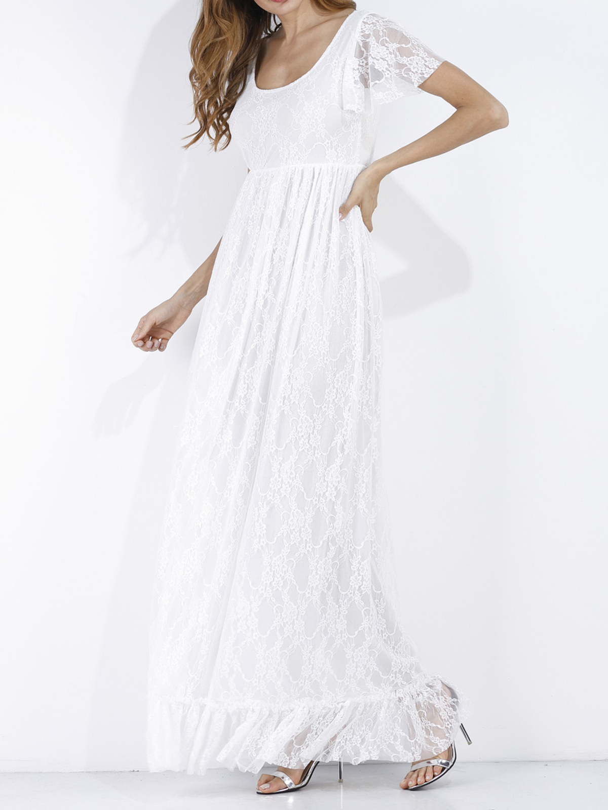 Maternity Women Maxi Dress Party Floral 